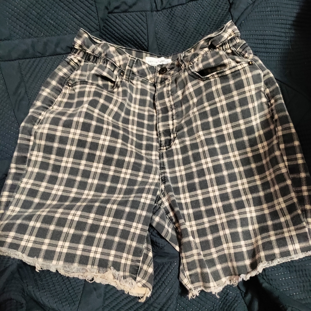 Plaid shorts